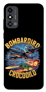 Чехол на ZTE Blade A53 Bombardino Crocodilo v2 фото 1 из 1