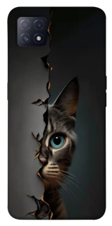 Чохол на Oppo A72 5G / A73 5G Кіт-підглядач v2 фото 1 з 1