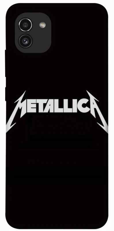 Чохол на Samsung Galaxy A03 Metallica logo фото 1 з 1