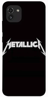 Чохол на Samsung Galaxy A03 Metallica logo фото 1 з 1