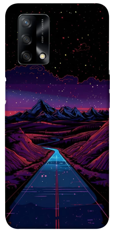 Чехол на Oppo A74 4G Cyber mountain фото 1 из 1