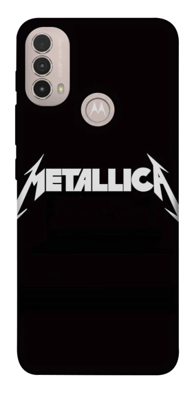 Чохол на Motorola Moto E40 Metallica logo фото 1 з 1