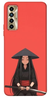 Чехол на TECNO Camon 17P Red samurai фото 1 из 1