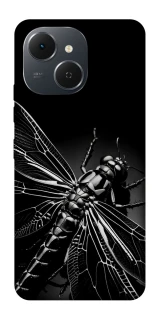 Чохол на TECNO Spark 40C Black dragonfly фото 1 з 1