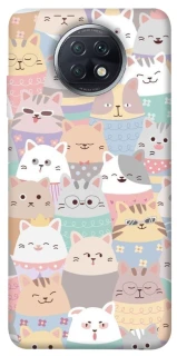 Чохол на Xiaomi Redmi Note 9 5G / Note 9T Funny Kittens ver.2 фото 1 з 1