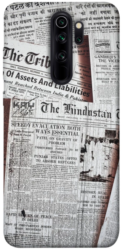 Чохол на Xiaomi Redmi Note 8 Pro Газети фото 1 з 1