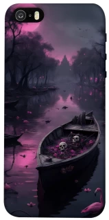 Чехол на Apple iPhone 5/5S/SE Boat and flamingo фото 1 из 1