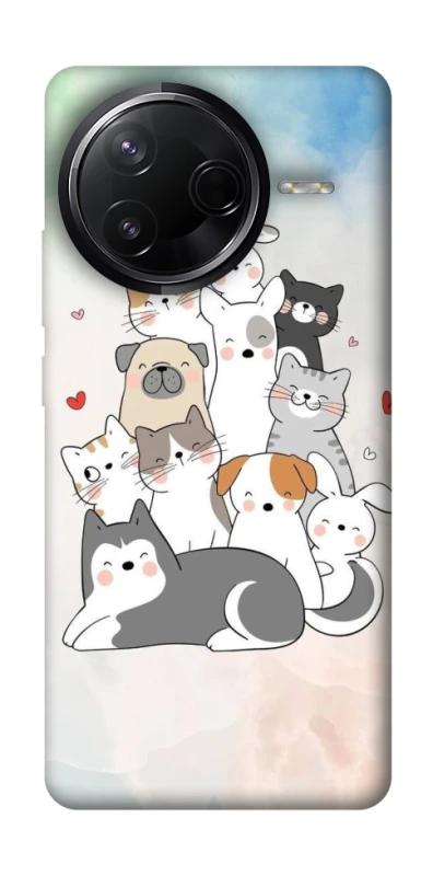 Чехол на Infinix Note 50 Pro Funny Pets ver.2 фото 1 из 1