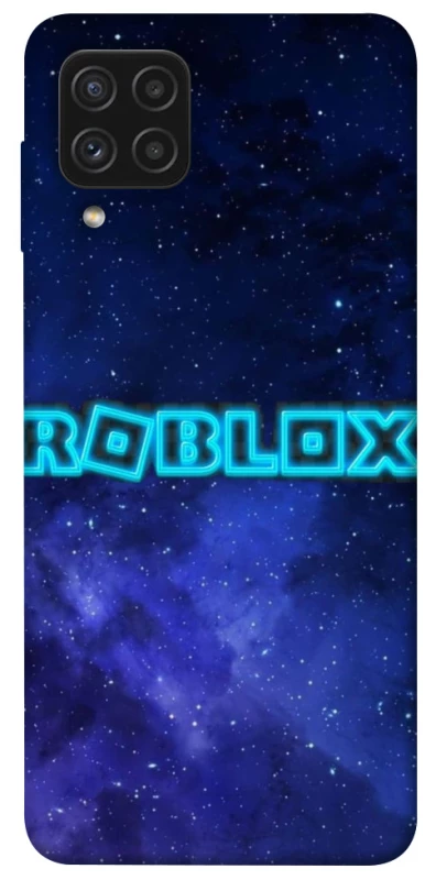 Чохол на Samsung Galaxy A22 4G Roblox Space Logo Blue фото 1 з 1