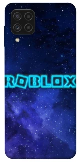 Чохол на Samsung Galaxy A22 4G Roblox Space Logo Blue фото 1 з 1
