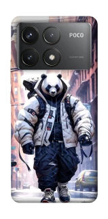 Чохол на Xiaomi Poco F6 Pro Панда кур'єр фото 1 Чохол на Xiaomi Poco F6 Pro Панда кур'єр фото 1 з 1