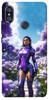 Чехол на Xiaomi Redmi Note 5 Pro / Note 5 (AI Dual Camera) Cyber space girl ver.4 фото 1 из 1