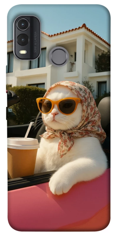 Чохол на Nokia G11 Plus Stylish Cat Cruise фото 1 з 1