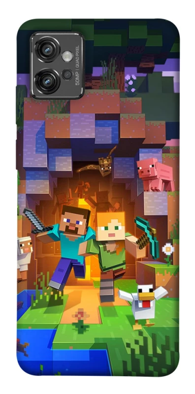 Чехол на Motorola Moto G32 Minecraft game фото 1 из 1
