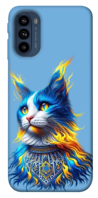 Чохол на Motorola Moto G41 Кіт патріот фото 1 з 1