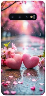 Чехол на Samsung Galaxy S10 Pink heart фото 1 из 1