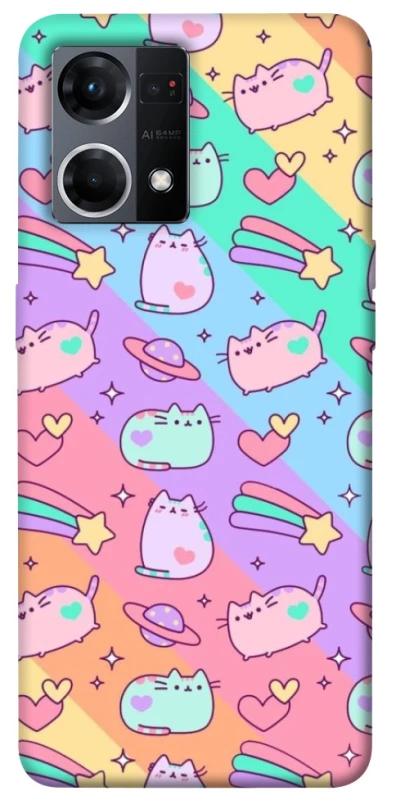 Чохол на Oppo Reno 7 4G Cat Cute фото 1 з 1