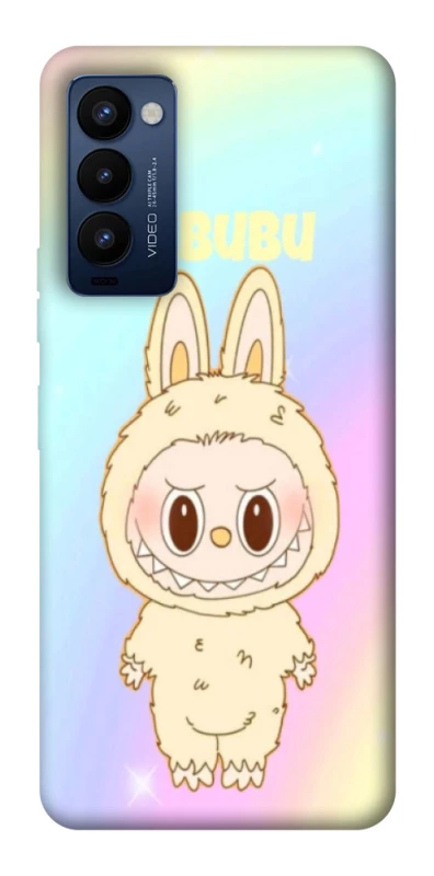 Чохол на TECNO Camon 18 Pro Fluffy Rainbow Labubu фото 1 з 1