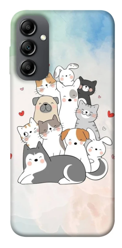 Чохол на Samsung Galaxy A14 4G/5G Funny Pets ver.2 фото 1 з 1
