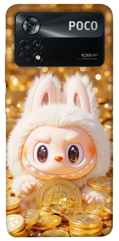 Чохол на Xiaomi Poco X4 Pro 5G Bitcoin Labubu фото 1 з 1