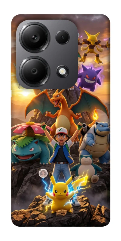 Чехол на Xiaomi Redmi Note 13 Pro 4G Pokemon фото 1 из 1
