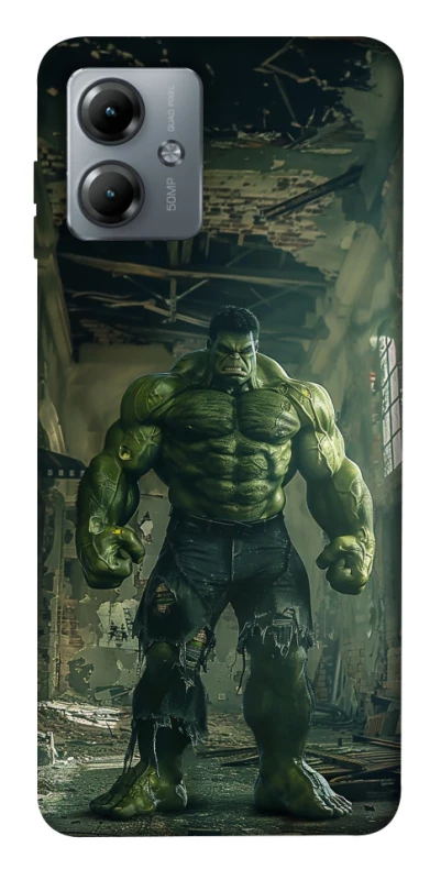 Чохол на Motorola Moto G14 Angry Hulk фото 1 з 1