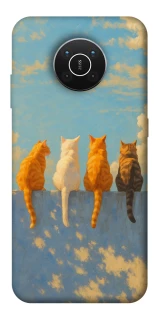Чехол на Nokia X10 / X20 cats on wall фото 1 Чехол на Nokia X10 / X20 cats on wall фото 1 из 1