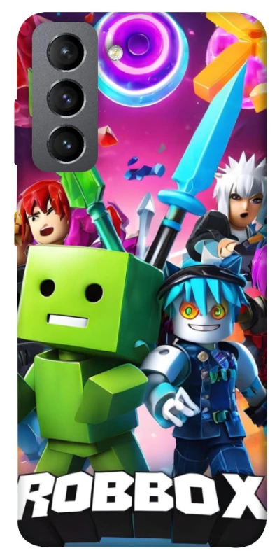 Чохол на Samsung Galaxy S21 FE Roblox gaming heroes фото 1 з 1