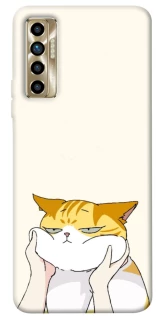 Чехол на TECNO Camon 17P Cat bun фото 1 из 1