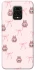 Чохол на Xiaomi Redmi Note 9s / Note 9 Pro / Note 9 Pro Max Pink bows and Labubus фото 1 з 1