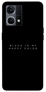 Чехол на Oppo Reno 7 4G Black color фото 1 из 1
