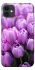 Чехол на Apple iPhone 11 (6.1") Фиолетовые тюльпаны фото 1 из 1