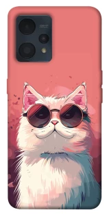 Чохол на Realme 9 4G / 9 Pro+ Сat with glasses фото 1 з 1