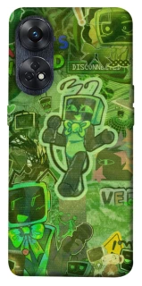 Чохол на Oppo Reno 8T 4G Dandysworld tv green theme фото 1 з 1
