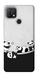 Чохол на Oppo A15s / A15 Four pandas фото 1 з 1