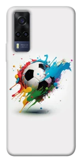 Чехол на Vivo Y53s Football Ball ver3 фото 1 из 1