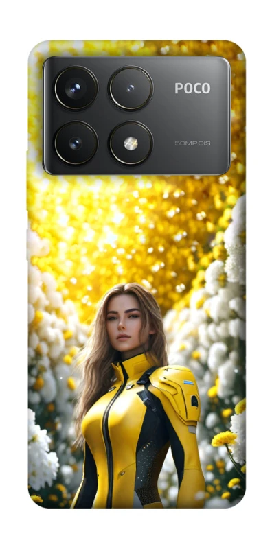 Чохол на Xiaomi Poco F6 Pro Cyber space girl ver.2 фото 1 з 1