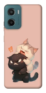 Чохол на Motorola Moto G06 Сat and cat фото 1 Чохол на Motorola Moto G06 Сat and cat фото 1 з 1