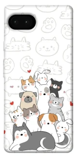Чохол на Google Pixel 7a Funny Pets фото 1 з 1