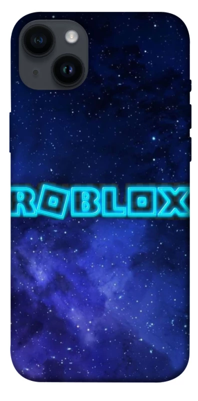 Чохол на Apple iPhone 14 Plus (6.7") Roblox Space Logo Blue фото 1 з 1