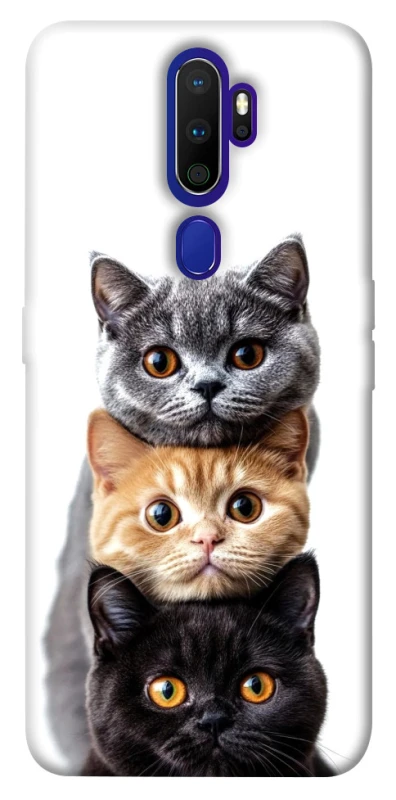 Чохол на Oppo A5 (2020) / Oppo A9 (2020) Гарні котики фото 1 з 1