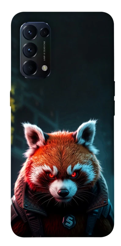Чохол на Oppo Reno 5 4G Cyber Red Panda фото 1 з 1