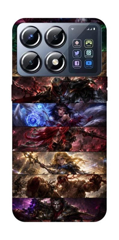 Чохол на Xiaomi POCO X8 Pro League of Legends фото 1 з 1