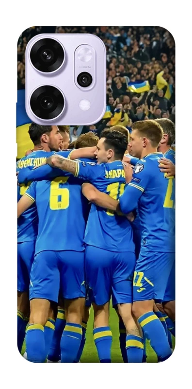 Чехол на Oppo Reno 14 Pro Сборная Украины v3 фото 1 из 1