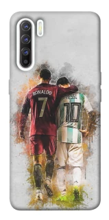 Чехол на Oppo Reno 3 Ronaldo и Messi фото 1 из 1