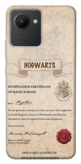 Чехол на Realme C30s The Hogwarts acceptance letter фото 1 из 1