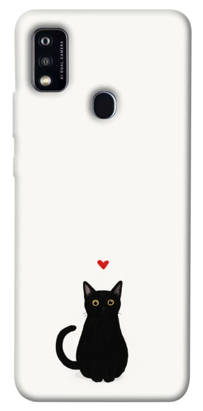 Чохол на ZTE Blade A51 cat in love фото 1 Чохол на ZTE Blade A51 cat in love фото 1 з 1