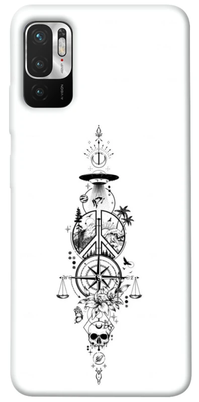 Чохол на Xiaomi Redmi Note 10 5G Tattoo ver.7 фото 1 з 1