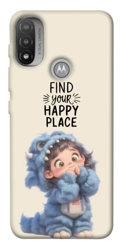 Чохол на Motorola Moto E20 Happy Place фото 1 з 1
