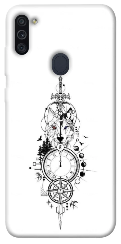 Чехол на Samsung Galaxy M11 Tattoo ver.8 фото 1 из 1